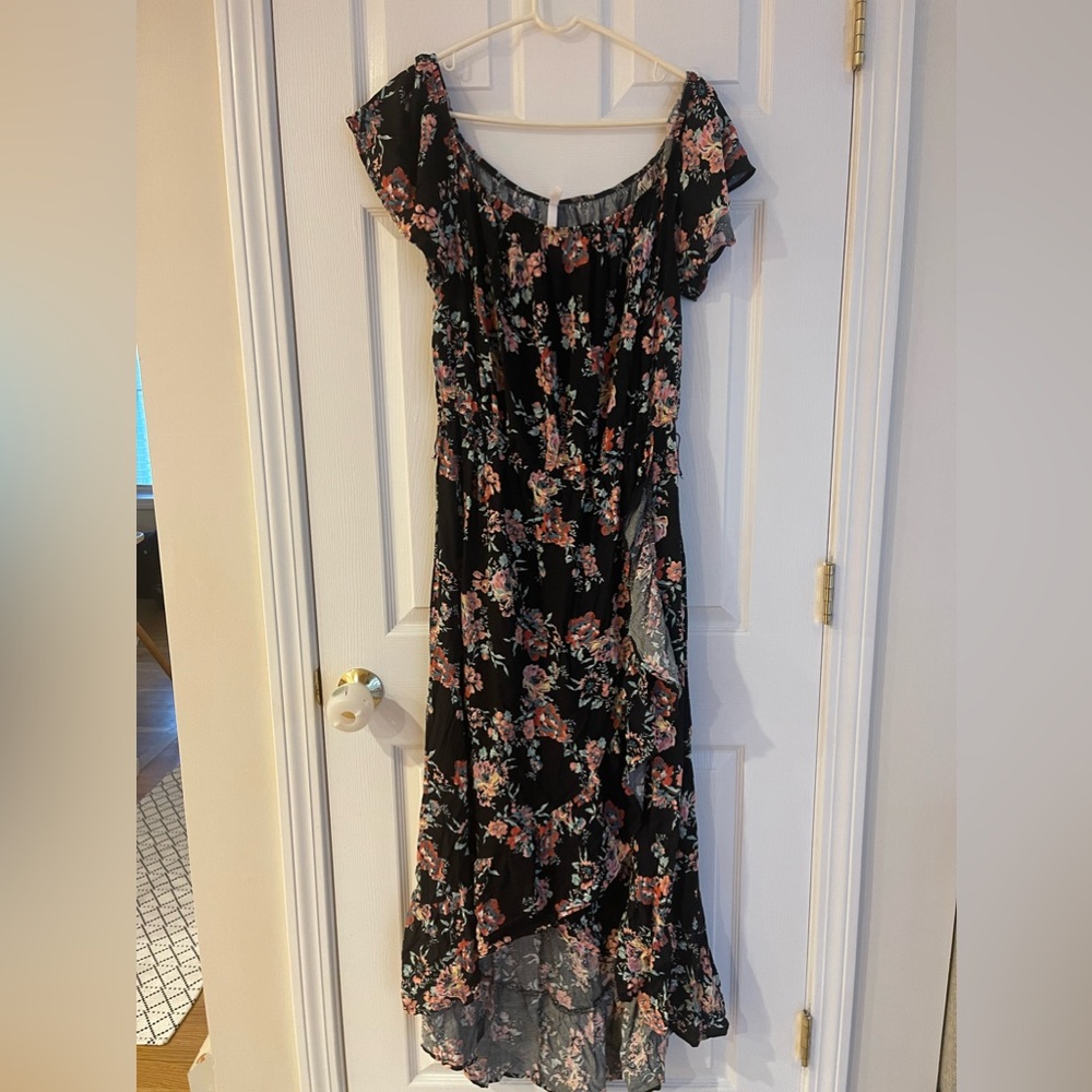 Xhilaration faux wrap dress size XXL